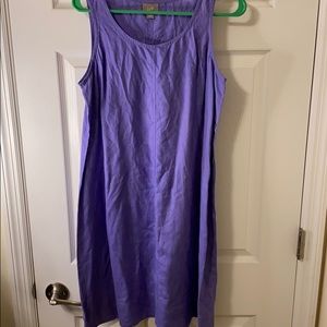 NWOT J Jill linen sleeveless dress
